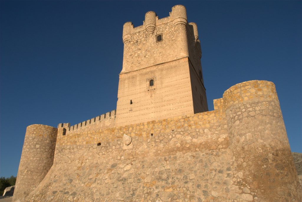 castillo y vistas de Villena